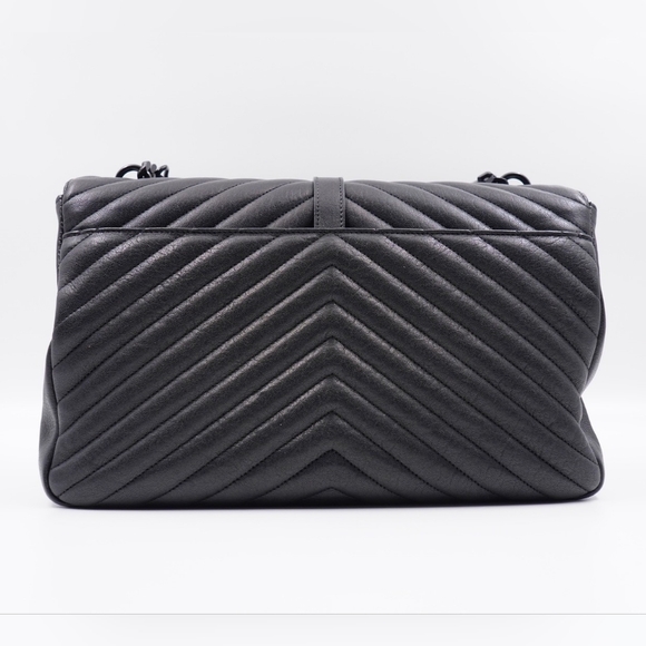 CA04 💚 Saint Laurent Leather College Large - Picture 4 of 15